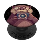 Enjoy a Day in the Life of an Otter Photographer PopSockets Swappable PopGrip