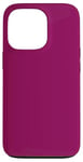 Coque pour iPhone 13 Pro Couleur esthétique rose foncé