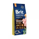 Brit Premium by Nature Junior M täysravinto koirille 15kg