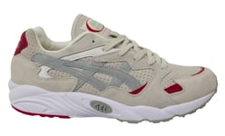 Asics Asicstiger Gel-Diablo Birch Mens Beige Running Trainers - Brown Leather - Size UK 6.5