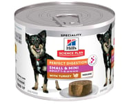 Hills Canine Adult Perfect Digestion Mousse Small & Mini Turkey - 12x200g