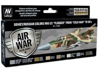 Vallejo 17ml x8 71606 Model Air Set - Soviet Mig-23 Flogger