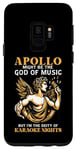 Coque pour Galaxy S9 Drôle dieu grec Apollo karaoké nuit chantant divinité