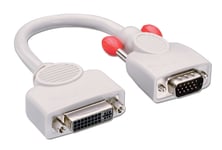 Lindy 0.2m DVI-I Female (Analogue) to VGA Male Adapter Cable