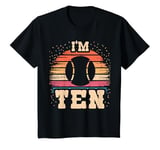 Youth Tennis 10 Year Old Birthday Boy Girl 10th Tennis Birthday T-Shirt