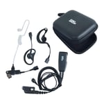 ICOM ProEquip PRO-U650SA Headset, 4-i-1, 3 öronbyglar/Peltor, PTT