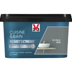 V33 - Peinture multi-supports monocouche Cuisine & Bain Resist'Extrême® Gris Roche satin 2L