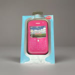 Pink Silicon Soft Skin Cover Case for Blackberry 9000 Mobile Phone - Brand New