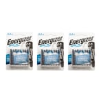 AA-batteri Energizer Ultimate Lithium, 3 paket (12 st)