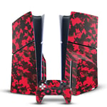 HEAD CASE DESIGNS CAMOUFLAGE VINYL SKIN FOR SONY PS5 SLIM DISC EDITION BUNDLE