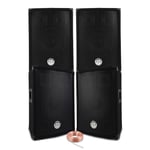 Pack Sono Sound 1200W Total - 4 Enceintes passives BM SONIC BMS 300W Noir - Câbles HP - Soirée - Anniversaire - Mariage - DJ