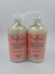 Shea Moisture Coconut & Hibiscus Curl & Shine Shampoo and Conditioner Set 384ml