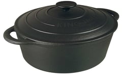 KINGHOFF KH-2255 -valurautapannu, 29 cm 4,5 l