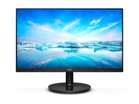 Philips V-line 221V8 - Écran LED - 22" (21.5" visualisable) - 1920 x 1080 Full HD (1080p) @ 75 Hz - VA - 200 cd/m² - 4000:1 - 4 ms - HDMI, VGA - noir texturé