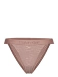 Calvin Klein High Leg Tanga Rosa