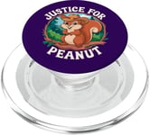 Justice for P-Nut Special Squirrel Tee. Pnut Justice PopSockets PopGrip for MagSafe