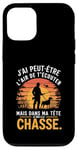 Coque pour iPhone 12/12 Pro Cadeau idée Drôle Chasseur Homme Chasseur Humour Chasse