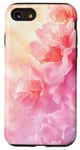 Coque pour iPhone SE (2020) / 7 / 8 Rose aquarelle douce dégradé floral nature art