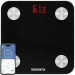 BMI Body Fat Bluetooth Smart Digital Weighing Scales - 14 Metrics - IRRESISTIA