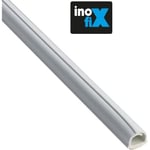 Inofix - Set med 3 Cablefix självhäftande fodral 10,5 x 10 mm vit