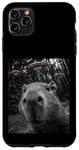 Coque pour iPhone 11 Pro Max Capybara Selfie avec Alien OVNI Hommes Femmes Garçons Filles Enfants