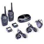 Midland - G7 Pro 2er Kofferset, PMR446 Doppelstandlader, MA24-L Headsets C1090.18 Talkie-walkie pmr jeu de 2 W182422