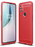 Hülle® Firmness and Flexibility Case Compatible for OnePlus Nord N10 5G(Red)