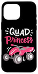 Coque pour iPhone 16 Pro Max Femme Quad Lover ATV Rider Offroad Quad Bike