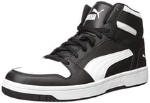 PUMA Unisex Rebound Layup Sneaker, Black/White, 13 UK