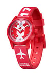 Citizen Q&Q Red Arrows solar powered 32mm watch, charges with sunlight or any other fluorescent light source, water resistant to 100m, 2 year warranty, for boys and girls R03A-504VY