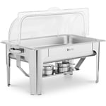 Royal Catering - Chafing Dish Professionnel Bain-Marie Chauffe-Plat gn 1/1 8,5L Base Large