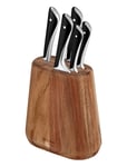 Jamie Oliver Knife Set 5Pcs Home Kitchen Knives & Accessories Knife Sets Silver Jamie Oliver Tefal