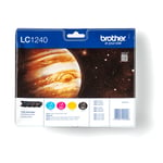 Brother LC-1240VALBP Ink cartridge multi pack Bk,C,M,Y, 4x600 pages IS