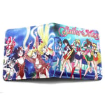 ANDD Portefeuilles homme Cartoon Anime Sailor Moon PU Farbdruck Brieftasche