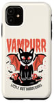 iPhone 11 Vampurr Little But Dangerous Cat Cute Vampire Design Case