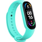 Ranneke Mi Band -rannekorulle 7 6 5 4 3 Rannekoru Xiaomi Mi Band 5 4 Hihna silikoni Sport Rannekello Ranneke 7 6 3 Vaihtoranneke