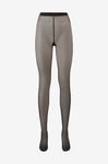 Wolford - Strumpbyxor Floral Tights 20 den - Svart