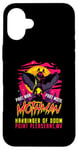 Coque pour iPhone 16 Plus Mothman Funny Cryptide Harbinger of Doom, mi-homme, mi-mois