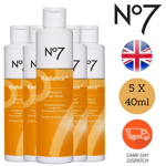 No7 Radiance Vitamin-C Glow Tonic Toner Elevate Skincare Routine - 5 X 40ml