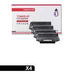 TONER CC364A CC364A Noir x 4 Compatible pour HP-NOPAN-INK P LaserJet P4014 P LaserJet P4015n P LaserJet P4015x P LaserJet P4515n P LaserJet P4515x