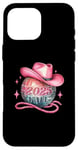 iPhone 16 Pro Max It's 2025 Y'all New Years Disco Ball With Pink Cowboy Hat Case