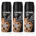 Lynx Mens Body Spray Collision 48-H High Definition Fragrance Deo For Men, 3x150ml - NA - Size 150 ml