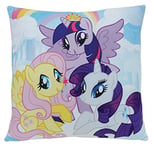 Fun House 712530 My Little Pony Coussin Carré pour Enfant Polyester 35 x35 x 15 cm, Pas de Variation