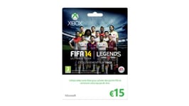 Carte Cadeau Microsoft 15 euros Fifa Xbox 360