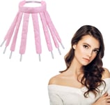 New Octopus Heatless Curling Rod Headband, 1 count (Pack of 1), Pink 