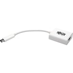 Tripp Lite Adaptateur vidéo USB-C vers HDMI 4K (M/F) Blanc (U444-06N-HD-AM)