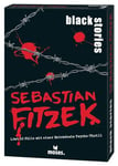 moses Black Stories Sebastian Fitzek – 50 Cas avec Une Dose supplémentaire de Psycho-Thrill, Cartes avec Variante jetons de Points, Jeu de Puzzle pour Adolescents et Adultes, 90192, Blanc