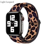 Nylon Loop-armband för Apple Watch Light Leopard