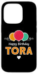 iPhone 14 Pro Happy Birthday saying Tora Case