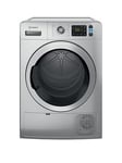 Indesit Push&Amp;Go Ytm1182Ssxuk 8Kg Heat Pump Freestanding Tumble Dryer - Silver